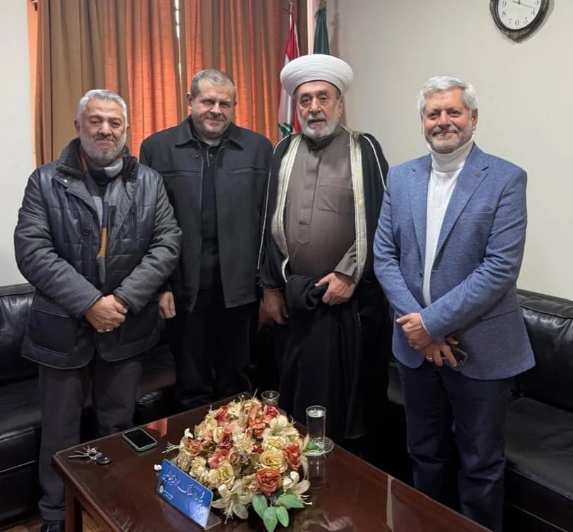 صورة مميزة: وفد من حزب الله زار المفتي سوسان في صيدا مهنئا بذكرى الإسراء والمعراج