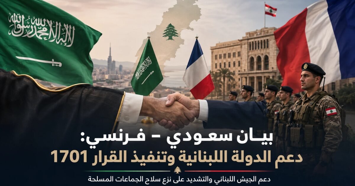 محمد بن سلمان وماكرون يتفقان على انسحاب إسرائيل ونزع سلاح الميليشيات