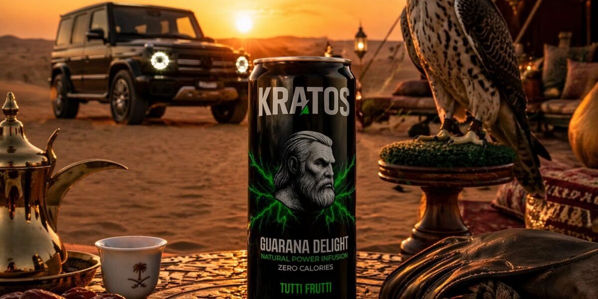 KRATOS & Co البرتغالية تُطلق كراتوس في المملكة السعودية مشروب الطاقة الذي لا يشبه أي مشروب آخر